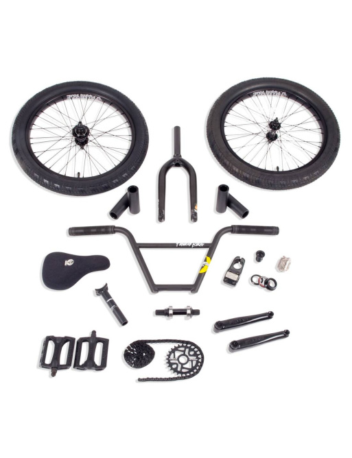 Stolen/Fiction Freecoaster V8 BMX Build Kit (Matte Black|Left hand drive)