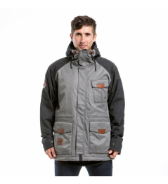 Nugget Arsenal D Jacket black / heather gray 2017/18 vell.S