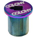 Colony BMX Fork Top Cap Bolt (Rainbow Anodise|M25)