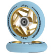 Wheels Fuzion Apollo Blue/Gold 110mm 2pcs