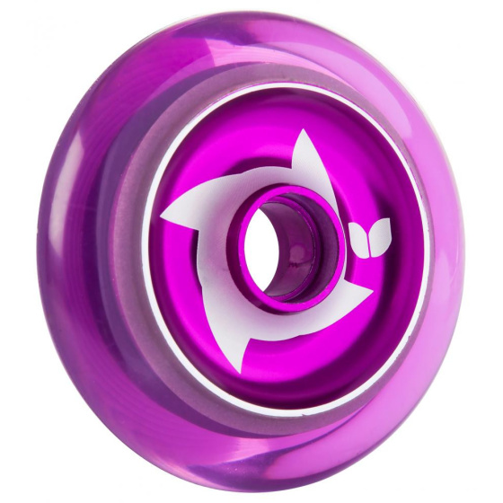 Blazer Pro Scooter Wheel Shuriken Purple Hub - 100 MM Clear Purple