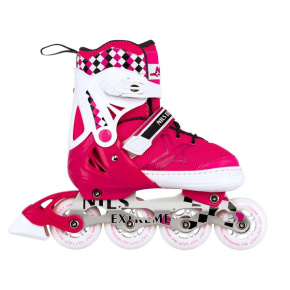 Roller skates NILS EXTREME NA 13911 A pink