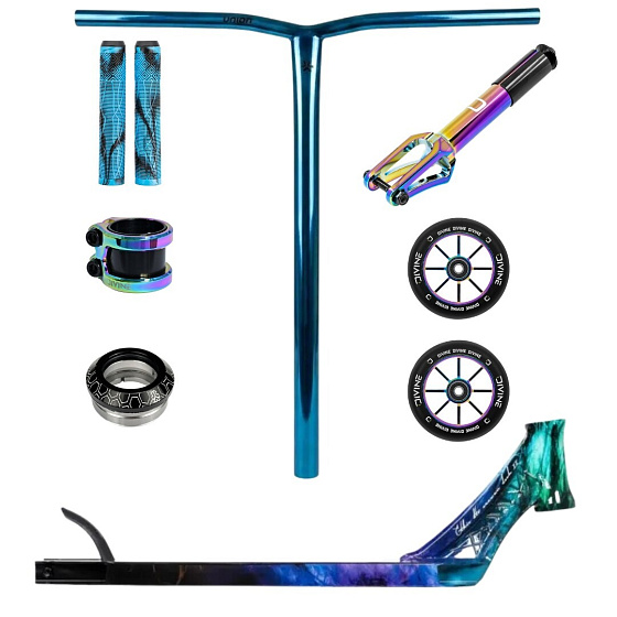 Freestyle Scooter Custom Ethic × Divine Erawan V2 Blue Iridium