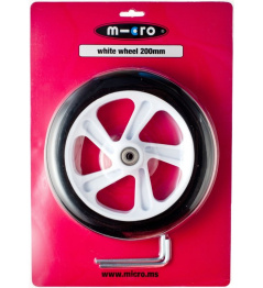 Micro Wheel 200 mm White