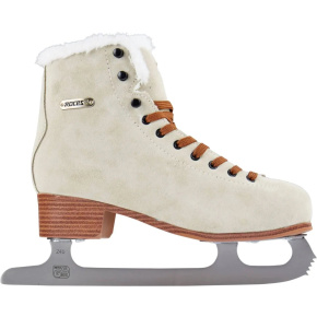 Roces Suede Eco-Fur Figure Skates (Suede-brown|41)