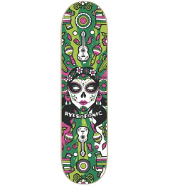 Hydroponic Mexican Skull 2.0 Skate Board (8"|Green Catrina)