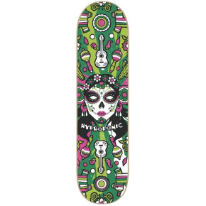 Hydroponic Mexican Skull 2.0 Skate Board (8"|Green Catrina)