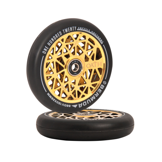 Wheels Oath Bermuda 120mm gold 2pcs