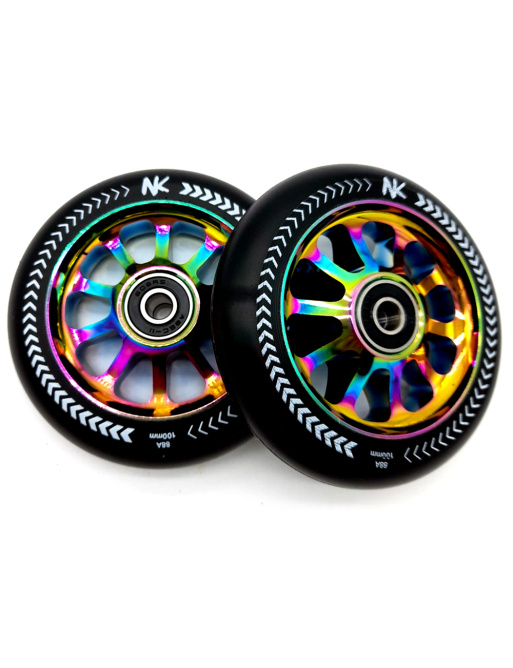 Nokaic Spin 100mm Black/Rainbow 2pcs