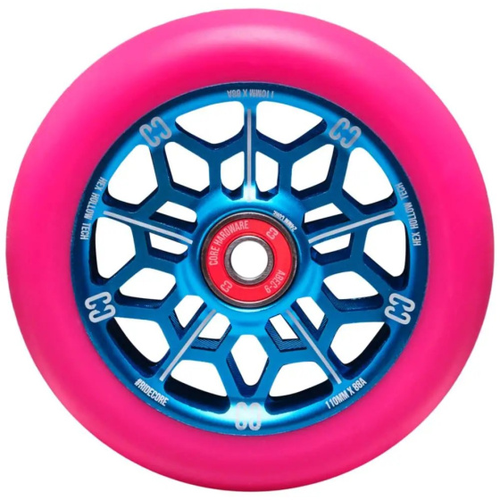 CORE Hex Hollow Scooter Wheel (110mm | Pink)