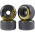 Blood Orange Smoke Longboard Wheels 4-Set (66mm|Black)