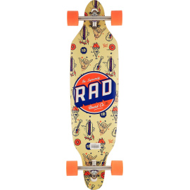 RAD Complete Longboard (35 "| Wallpaper Orange)
