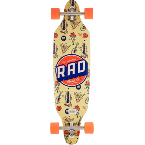 RAD Complete Longboard (35 "| Wallpaper Orange)