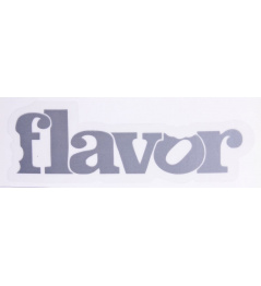 Sticker Flavor Silver