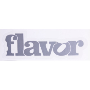 Sticker Flavor Silver