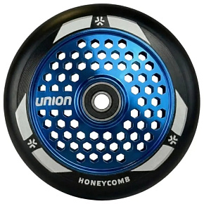 Union Honeycomb Pro Scooter Wheel 110mm Chrome Blue Union Honeycomb Pro Scooter Wheel 110mm Chrome Blue