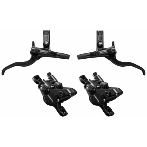 Shimano Shimano Deore MT410 disc brake front and rear complete without discs J-kit in box, hydraulic brake conversion kit Shimano MT410 disc brake