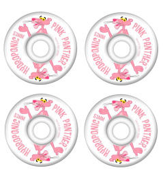 Hydroponic x Pink Panther Skateboard Wheels 4-Set (53mm|White)