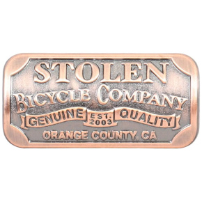 Stolen Badge (Small Crest Rose Gold|Glass)