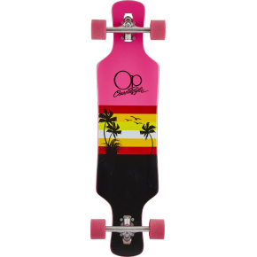 Ocean Pacific Sunset Complete Longboard (35 "| Black)