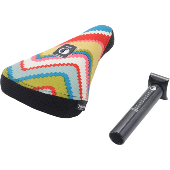 Wildcat Pivotal BMX Saddle (Rainbow)