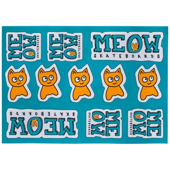Meow Logo Sticker Set
