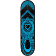 Blueprint Home Heart Skate Board (8.25"|Black/Blue)