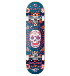 Hydroponic Mexican Skateboard 7.75 "Blue Skull