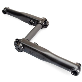 Stolen Mob V4 3-Piece 8-Spline BMX Crank (165mm|Black)