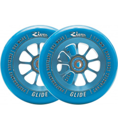 Wheels River Glide Sapphire 110mm blue 2pcs