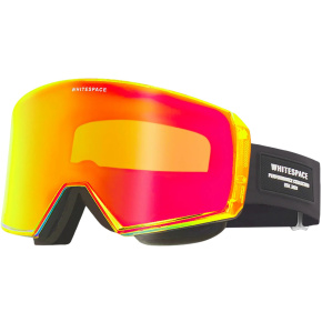 Whitespace MD Icon Ski Goggles (White/Black/Fire Lens)
