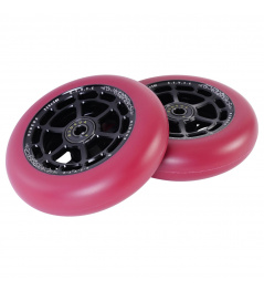 UrbanArtt Civic wheels 115x30mm Black/Autumn Red 2 pcs