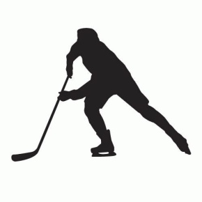 TEMPISH Sticker silhouette hockey