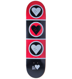 Heart Supply Squad Skate Board (8.375"|Black/Red/White)