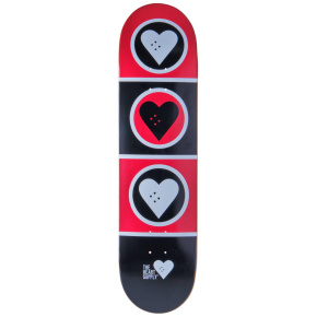 Heart Supply Squad Skate Board (8.375"|Black/Red/White)