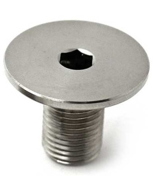 TLC Odyssey Titanium BMX Crank Bolt (Natural)