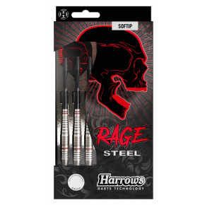 Harrows Šipky Harrows Rage Steel soft 20g Rage Steel soft 20g