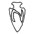 North Arrow Head Sticker