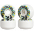 Hydroponic Mexican Skull 2.0 Skateboard Wheels 4-Set (53mm|White/Green)