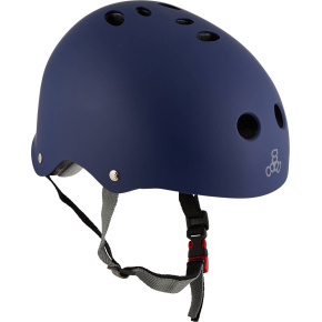 Triple Eight Certified Sweatsaver Helmet (XL-XXL|Navy Rubber)