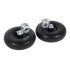 Additional wheels for an electric wheelbarrow