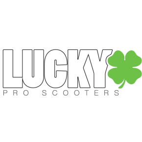 Lucky white sticker