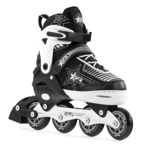 SFR Pulsar Adjustable Children's Inline Skates - Silver - UK:3J-6J EU:35.5-39.5 US:M4-7