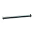 Brake locking axle with safety catch