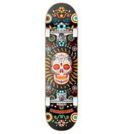 Hydroponic Mexican Skateboard 7.25 "Black Skull