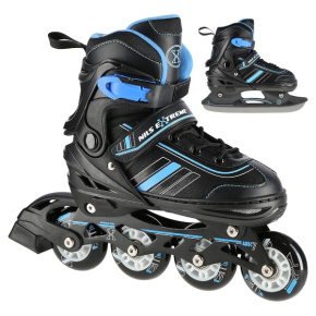 Skates NILS Extreme NH18191 2in1 black and blue