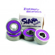 Slamm Infinity bearings 4pcs Purple