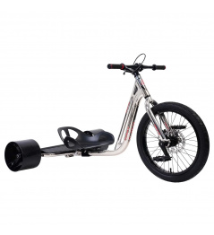 Triad Notorious 4 Drift Trike - Chrome Black