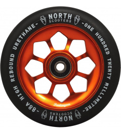 North Pentagon 120mm Black / Copper wheel