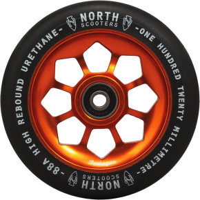 North Pentagon 120mm Black / Copper wheel